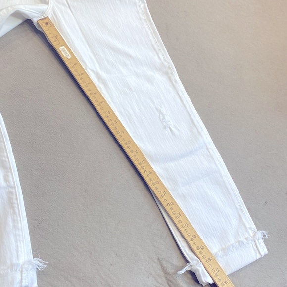 NWT J. Crew Denim Slim Boyfriend White Jeans -  Item Style AO671 Women's Size 25 - Picture 13 of 14